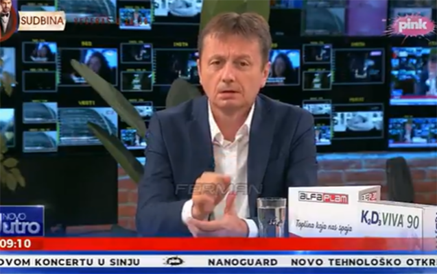 Serbiyalı nazir Darko Qlişiç canlı efirdə insult keçirdi  Vəziyyəti ağırdır 