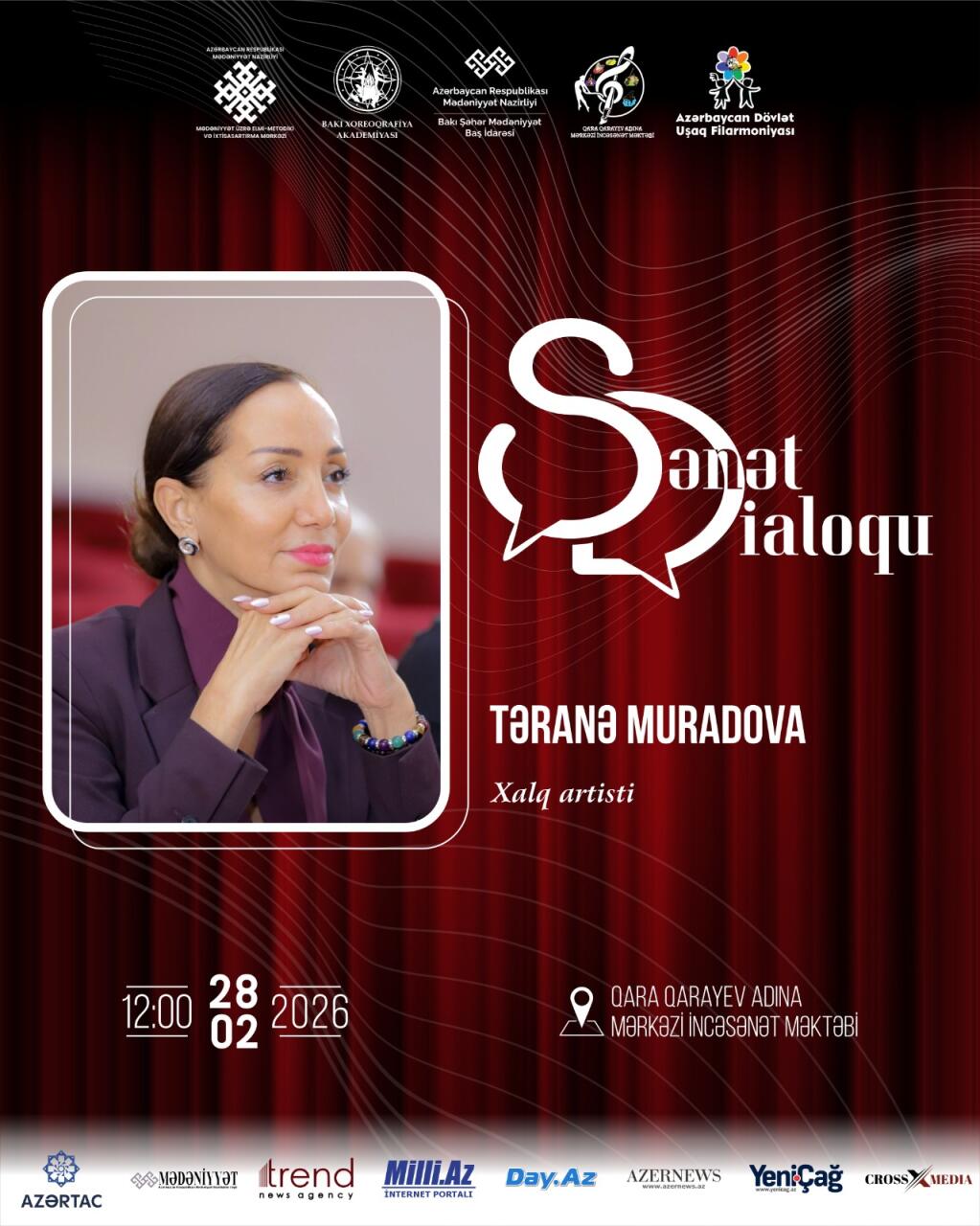 MEMİM &ldquo;Sənət dialoqu&rdquo; adlı yeni layihəyə başlayır  İlk g&ouml;r&uuml;ş Təranə Muradova ilə ke&ccedil;iriləcək