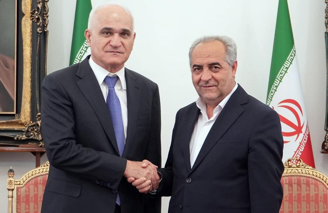 Şahin Mustafayev Araz dəhlizində 