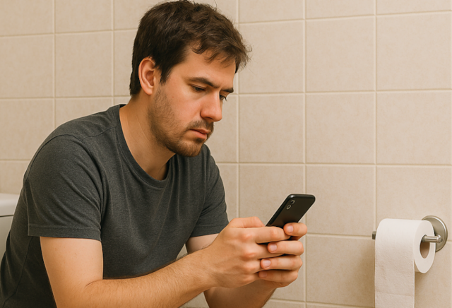 Tualetdə telefon istifadə edənlərə xəbərdarlıq  Riski artırır
