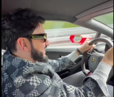 Yusif Eyvazov "Lamborgini"ni 300lə sürdü 