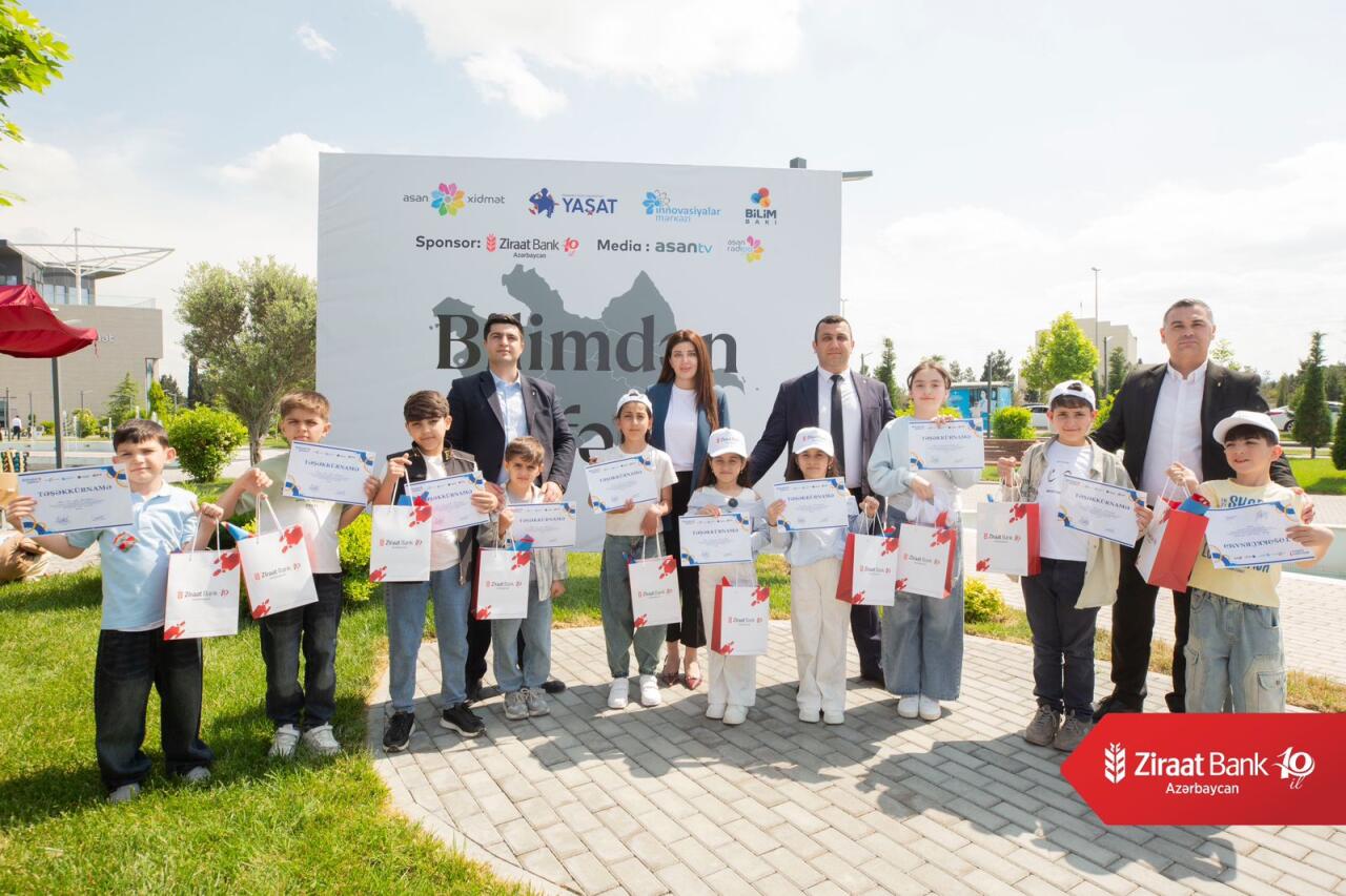 Ziraat Bank Azərbaycan Şəhid Övladları üçün təşkil olunan “Bilimdən Zəfərə” layihəsinin Gəncə mərhələsinə sponsorluq edib  FOTO
