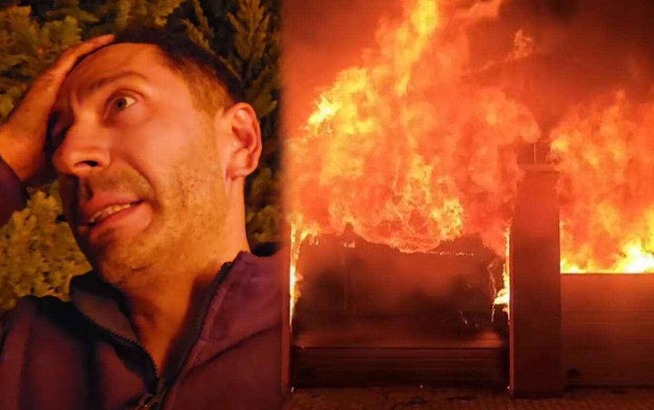 Bakıda tanınmış fotoqrafın villasında yanğın oldu 