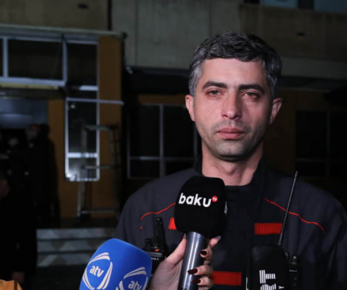 FHN: Yanğın binanın elektrik şaxtasında baş verib