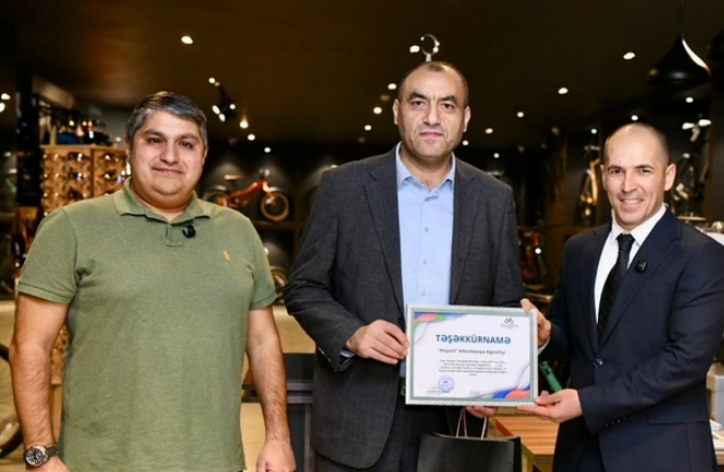 "Gənc Peşəkar Velosiped&ccedil;ilər Klubu" İctimai Birliyinin ilin yekunlarına aid hesabat g&ouml;r&uuml;ş&uuml; ke&ccedil;irilib 