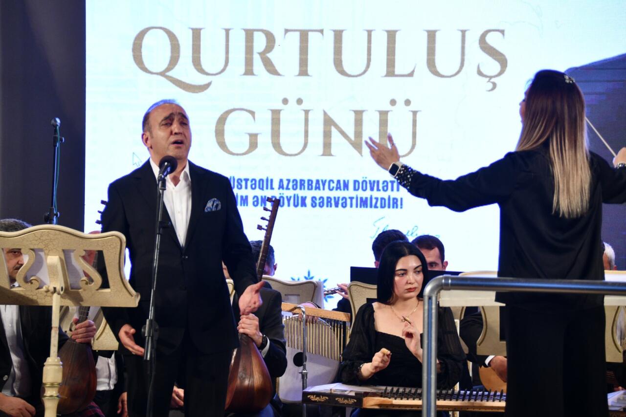 “2025  Konstitusiya və Suverenlik ili” çərçivəsində 15 iyun Milli Qurtuluş Gününə həsr olunmuş konsert keçirildi  FOTO