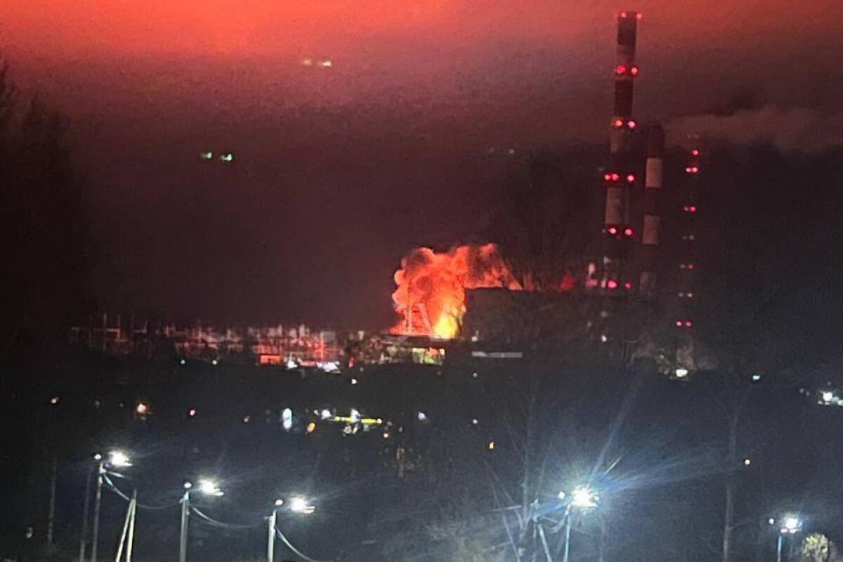 Rusiyanın nəhəng elektrik stansiyası vuruldu 