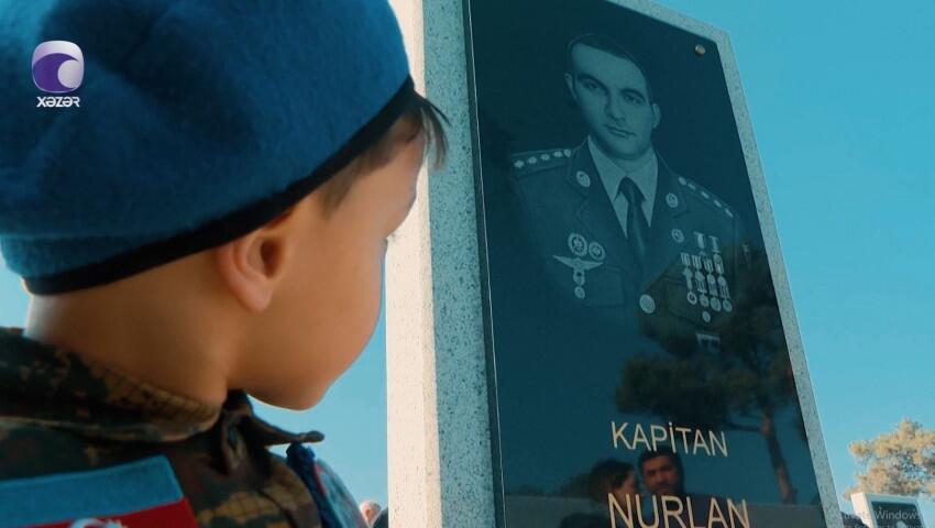 Ataları ilə adaş olan şəhid övladları  "Ata mən səni çox istəyirəm..." 