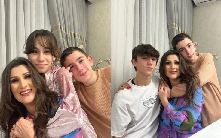 Xalq artisti &ouml;vladları ilə FOTOlarını yaydı