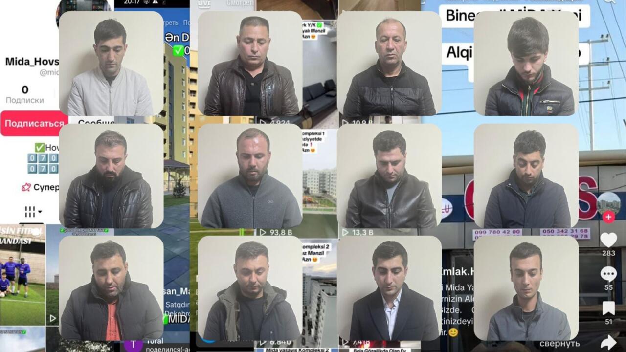 MİDA mənzillərinin qanunsuz satışını təşkil edən 12 nəfər saxlanılıb  FOTO