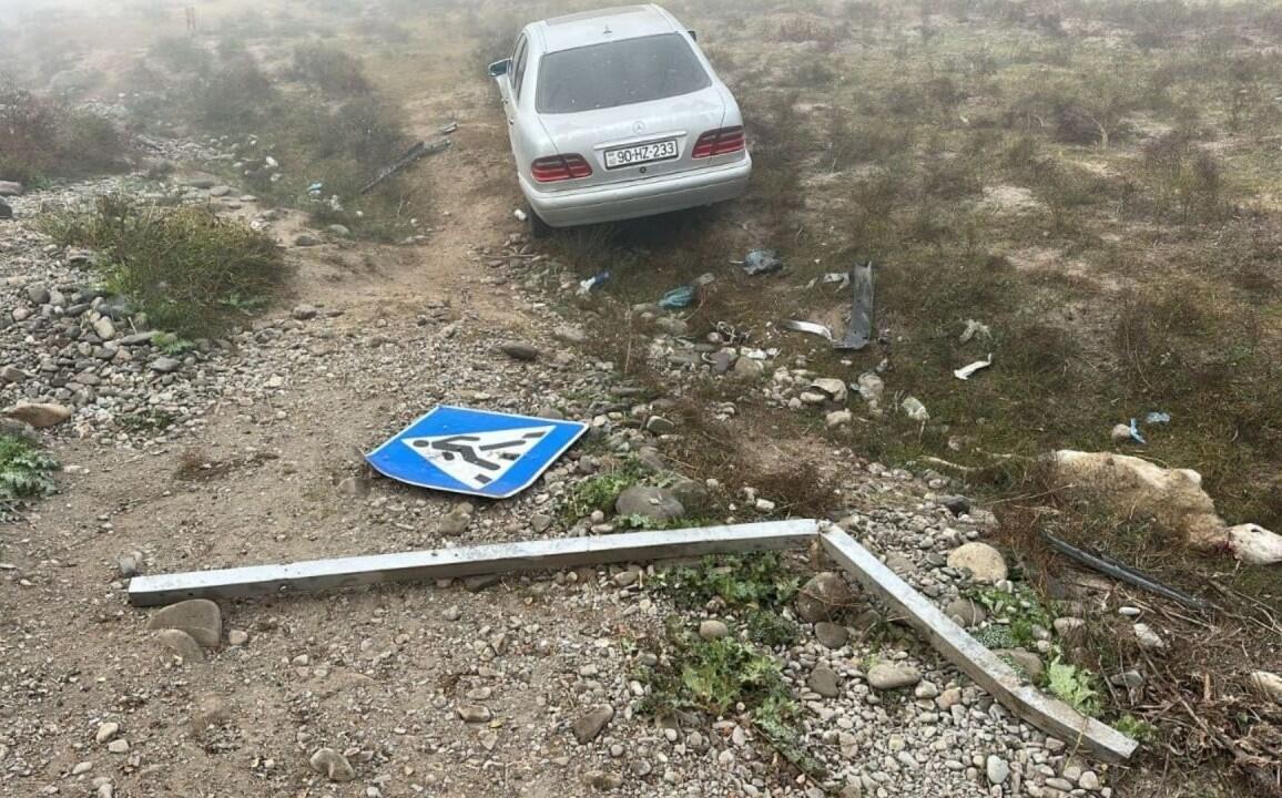 Avtomobil qoyun sürüsünə çırpıldı, Onlarla heyvan tələf oldu  FOTO