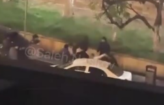 Bakıda küçənin ortasında kütləvi dava 