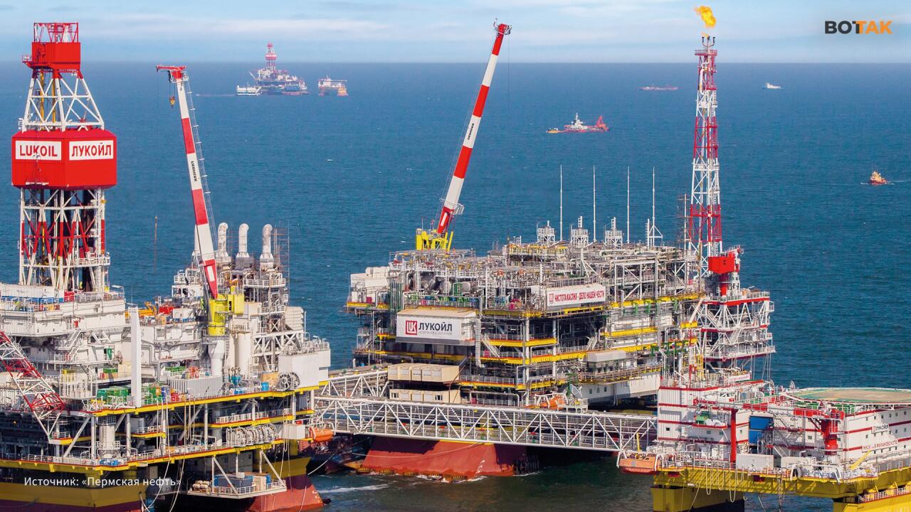 Rusiyanın Xəzərdəki neft platforması ilk dəfə VURULDU