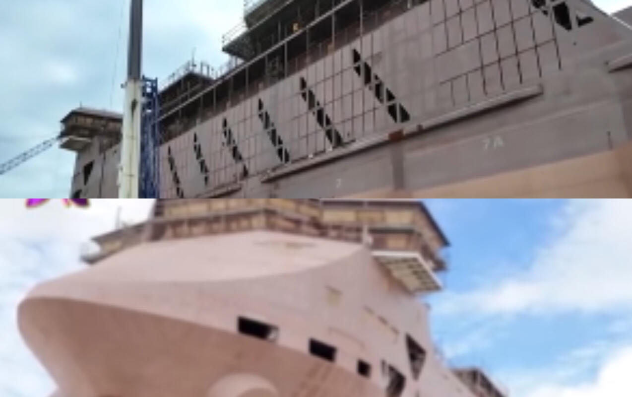 Bakıda nəhəng gəmi qurulur 