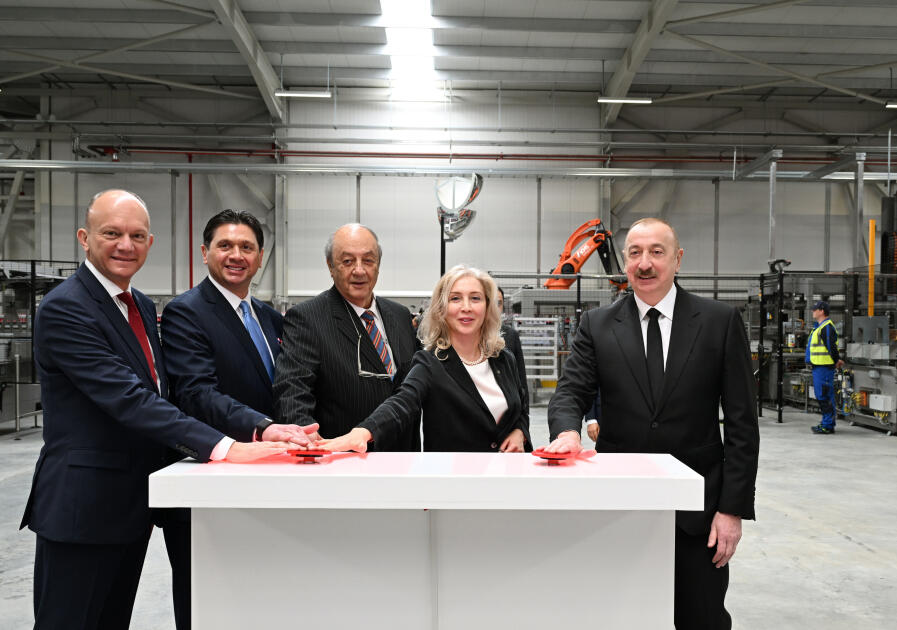 “Azerbaijan CocaCola Bottlers” MMCnin İsmayıllıda yeni istehsal müəssisəsi açılıb  FOTO