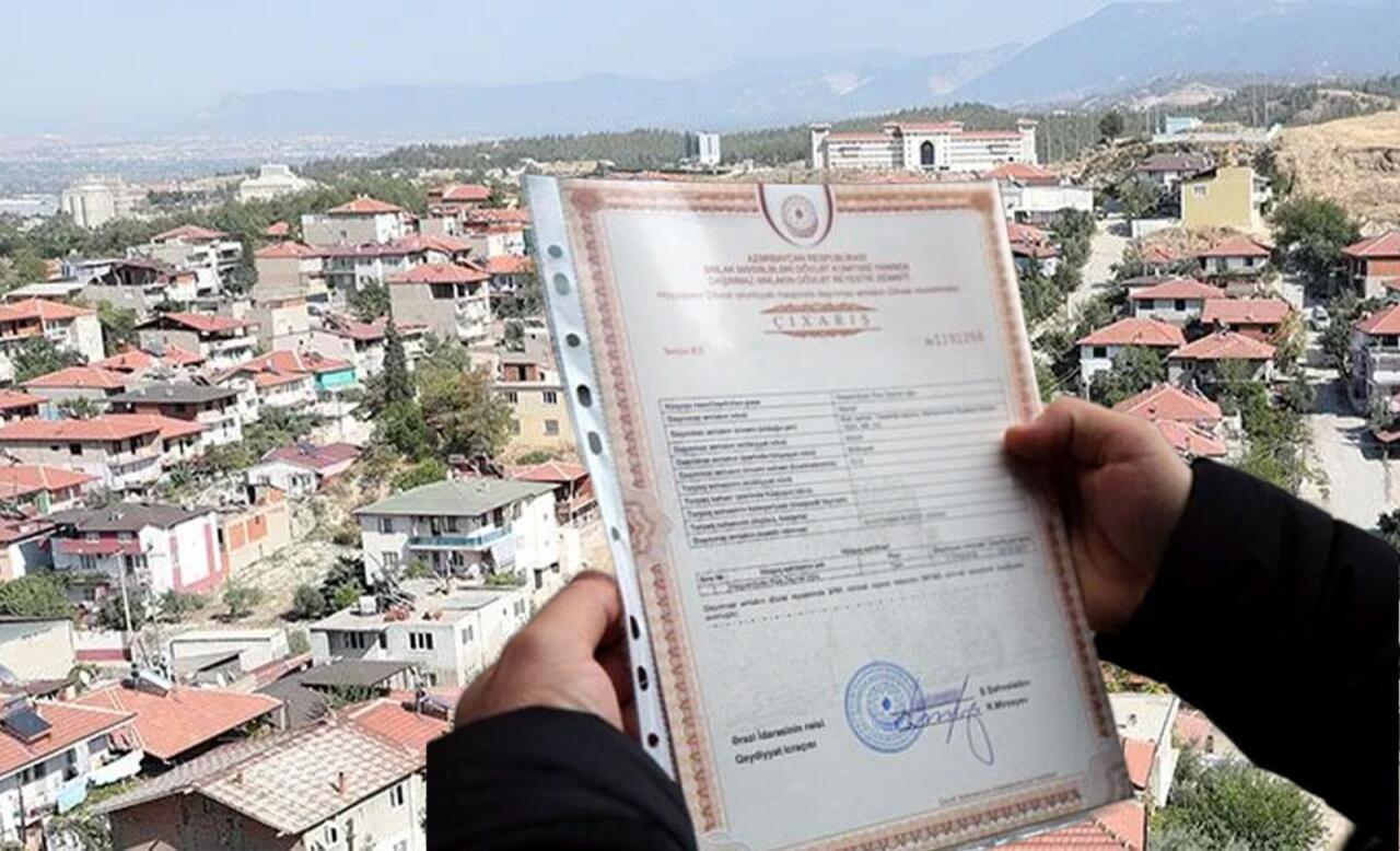 Sənədsiz evi olanların NƏZƏRİNƏ: