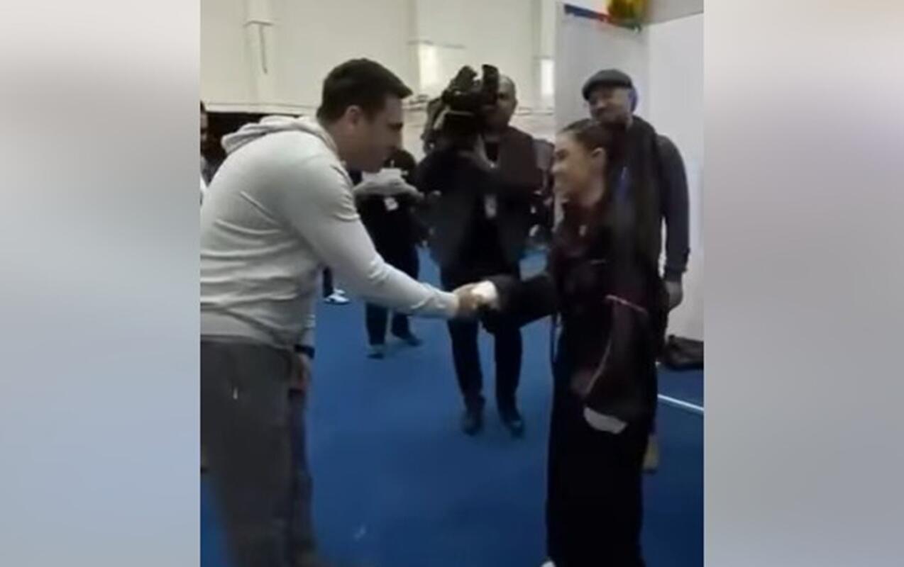 Erməni spiker iştirak&ccedil;ımıza uğurlar arzuladı 