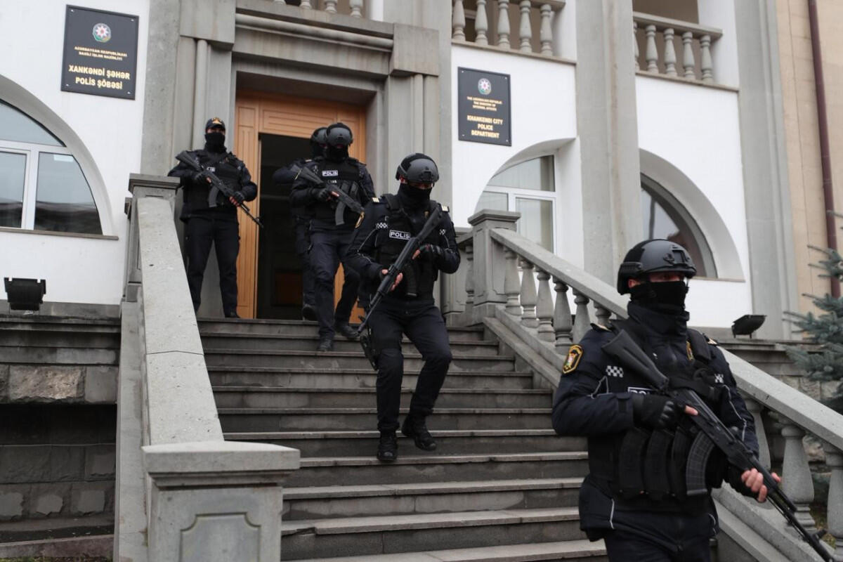 Xankəndidə ƏMƏLİYYAT  Saxlanılanlar var  FOTO