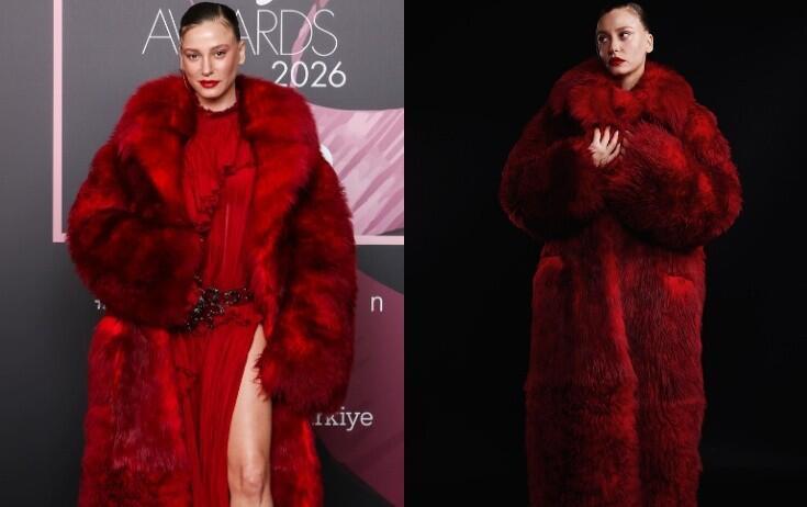 Serenay Sarıkayanın 425 minlik k&uuml;rk&uuml;