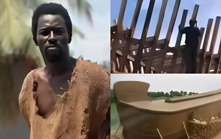 &ldquo;Nuh&rdquo; peyğəmbər 8 nəhəng taxta gəmi inşa edir