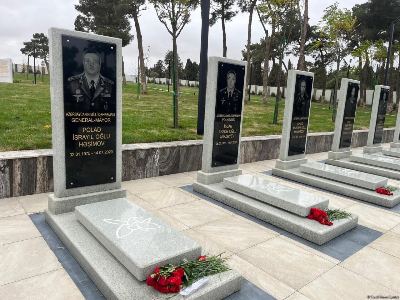 İkinci Şəhidlər xiyabanına ziyarət başlayıb