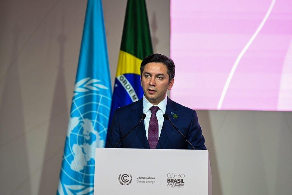 Yalçın Rəfiyev COP30da Azərbaycanın milli bəyanatını təqdim edib 