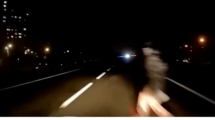 Bakıda "kamikadze" piyada son anda ölümdən qurtuldu  Anbaan