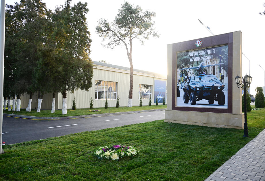 Prezident Tərtər elektromexanika zavodunun yenidənqurmadan sonra a&ccedil;ılışında iştirak edib