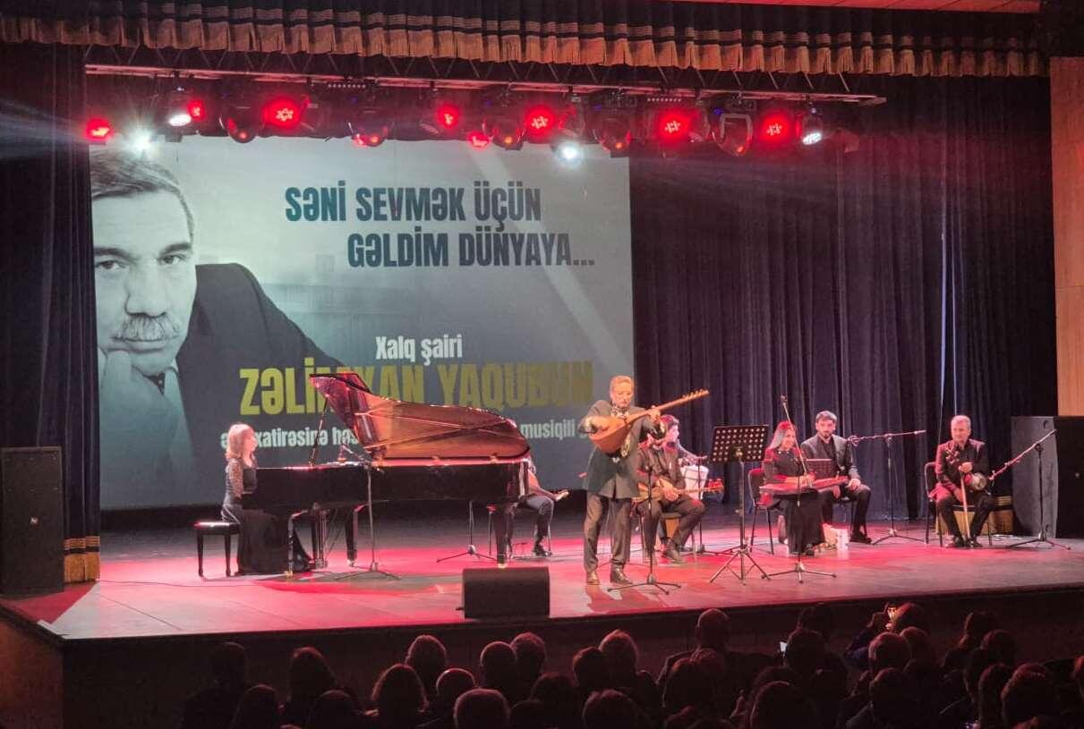 Xalq şairi Zəlimxan Yaqubun əziz xatirəsinə həsr olunmuş m&ouml;htəşəm ədəbibədii gecə ke&ccedil;irilib  FOTO
