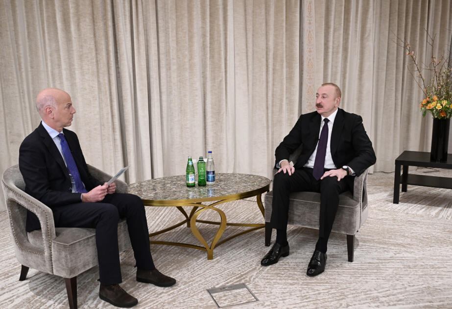 İlham Əliyev M&uuml;nxendə &ldquo;France 24&rdquo; telekanalına m&uuml;sahibə verib