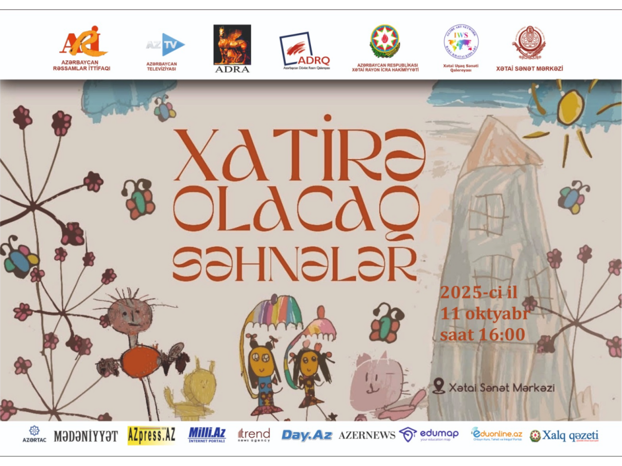 “Xatirə olacaq səhnələr” adlı sərgisi açılacaq