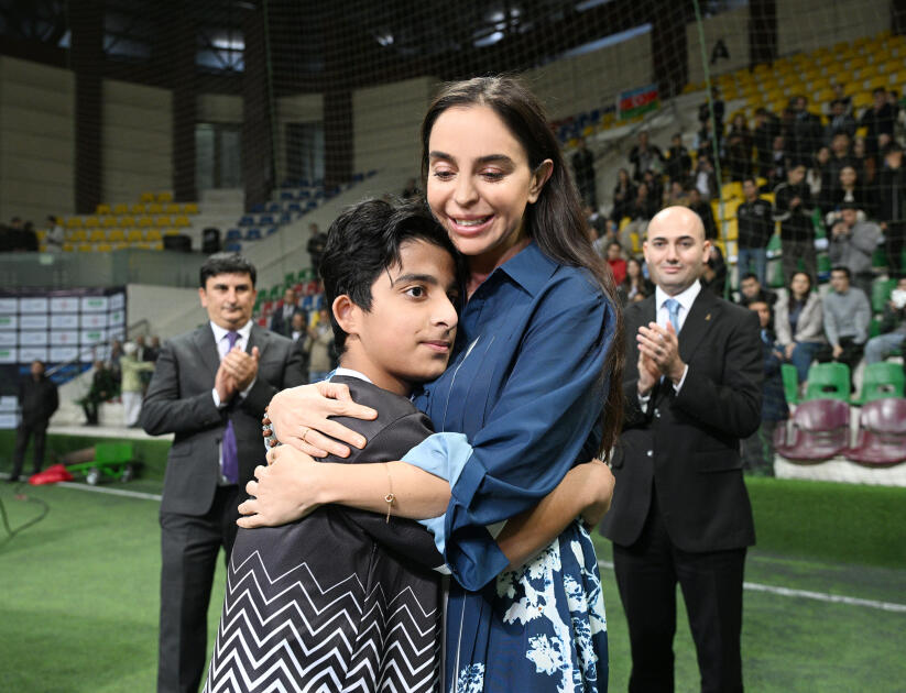 Leyla Əliyevanın təşəbbüsü ilə uşaq evlərinin komandaları arasında növbəti minifutbol turniri təşkil olunub