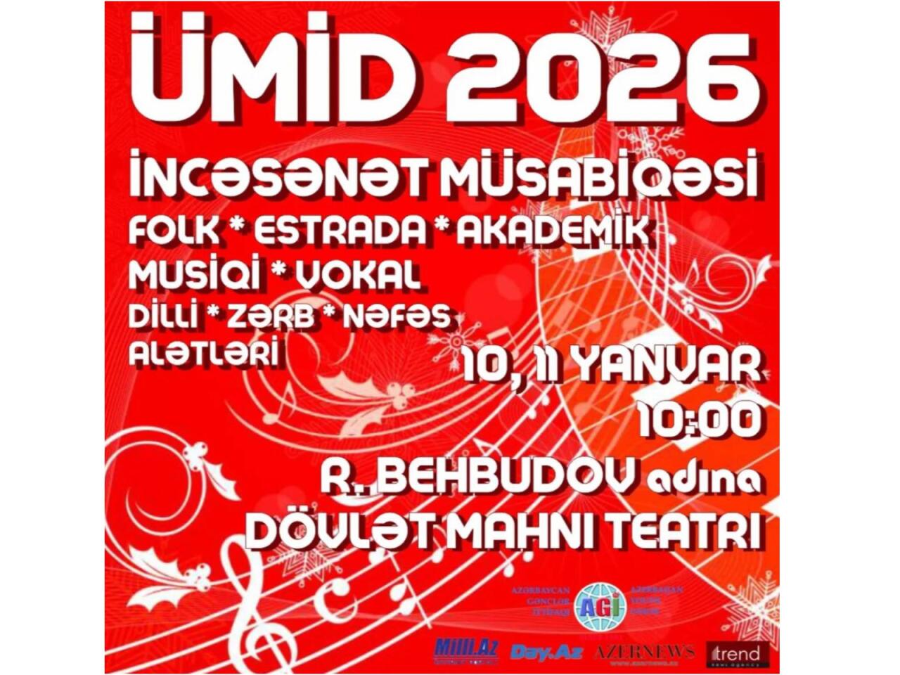 &ldquo;&Uuml;mid 2026&rdquo; incəsənət m&uuml;sabiqəsi ke&ccedil;iriləcək