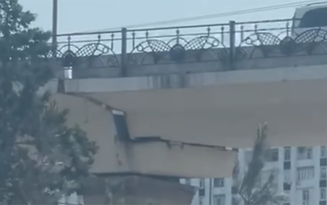 Bakıda məşhur körpüdə nəhəng çat yaranıb? 