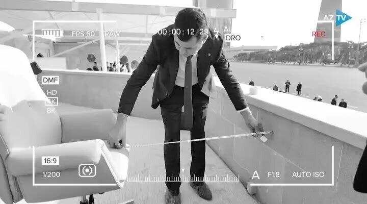 Paradda liderlərin əyləşdiyi yer belə hazırlanıb 