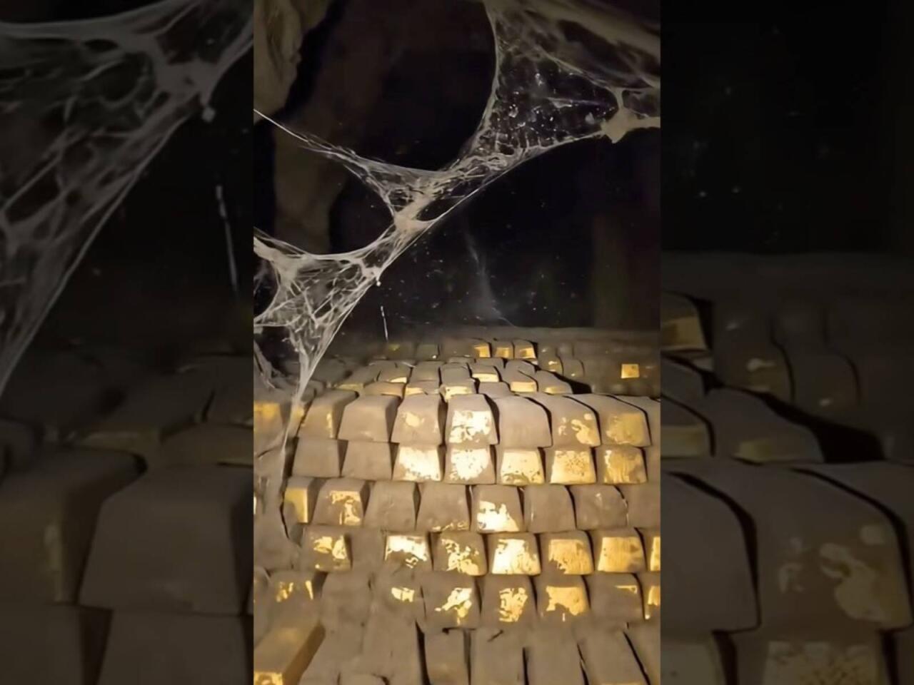 "Qızıl külçələri" ilə dolu mağara aşkarlandı  VİDEO