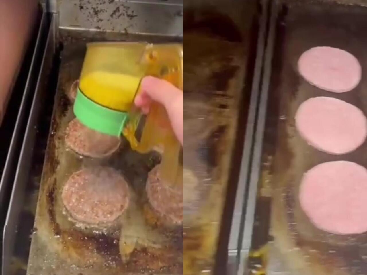 Mc Donaldsda çəkilən görüntülər şoka salır  Burqerlər belə hazırlanırmış  VİDEO