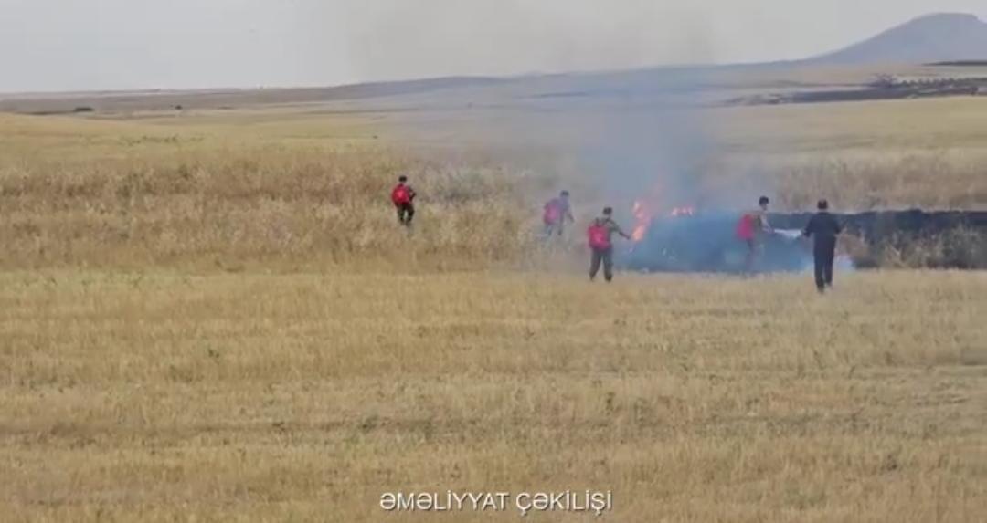 Yanğınların söndürülməsinə 51 texnika, 4 helikopter cəlb olundu  RƏSMİ  VİDEO