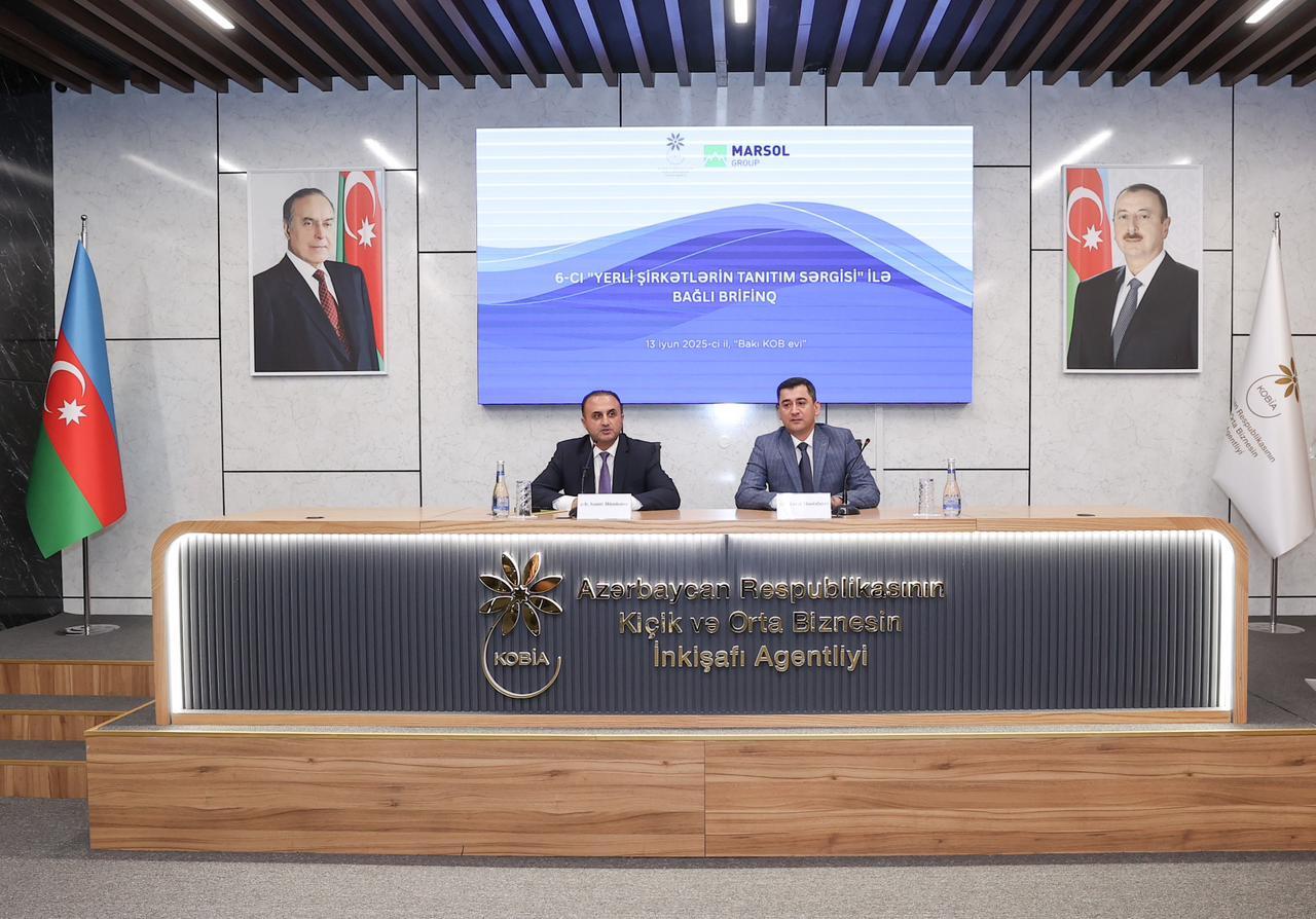 6cı “Yerli şirkətlərin tanıtım sərgisi”nə dair brifinq keçirilib 