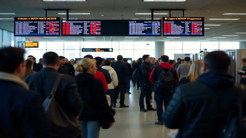 Minlərlə uçuş təxirə salındı   ABŞda "aviasiya böhranı"