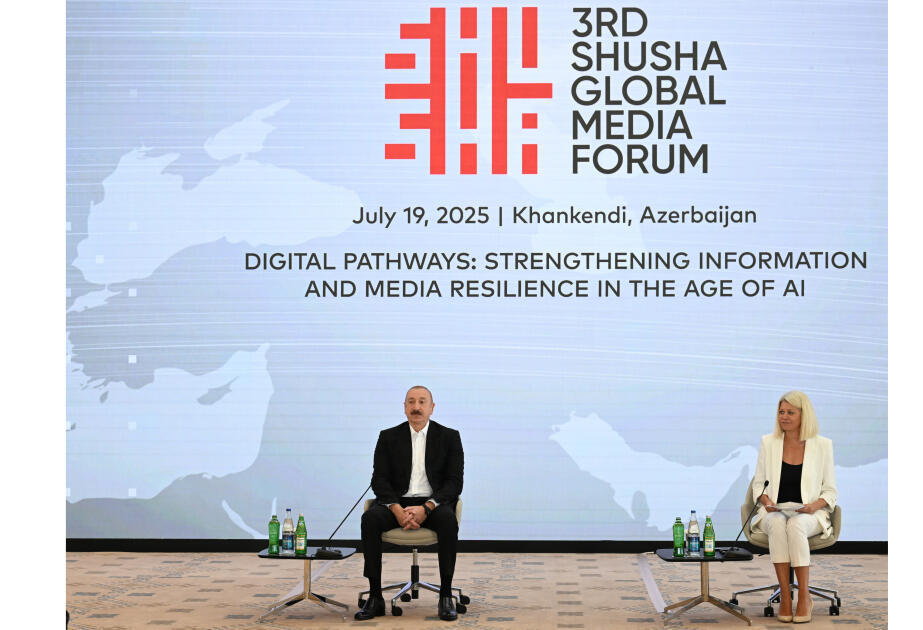 III Şuşa Qlobal Media Forumu keçirilir,  İlham Əliyev tədbirdə iştirak edir  FOTO