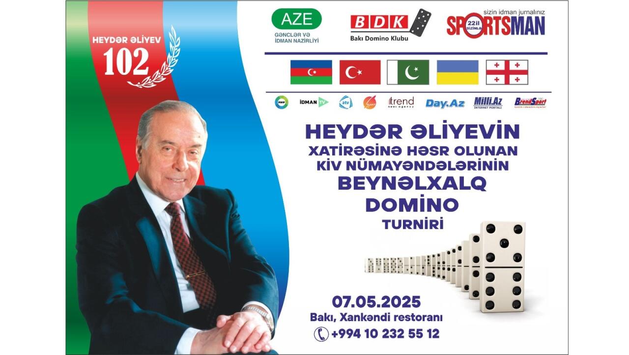 KİV nümayəndələrinin beynəlxalq domino turniri keçiriləcək