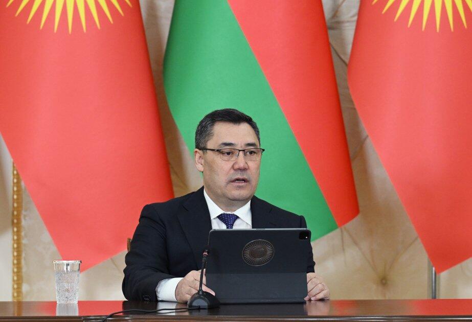Sadır Japarov İlham Əliyevi təbrik edib