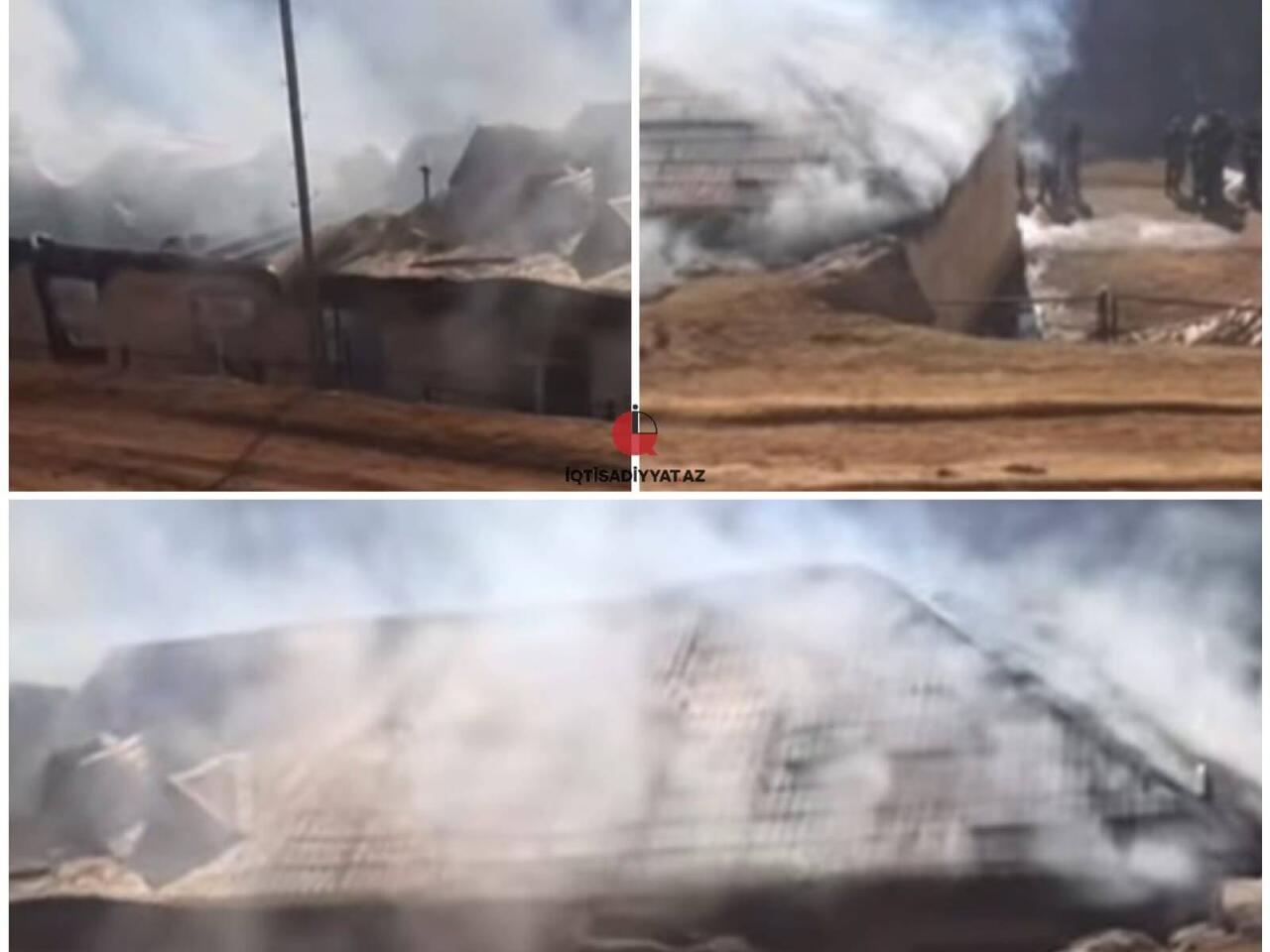 Dərs vaxtı məktəb yandı