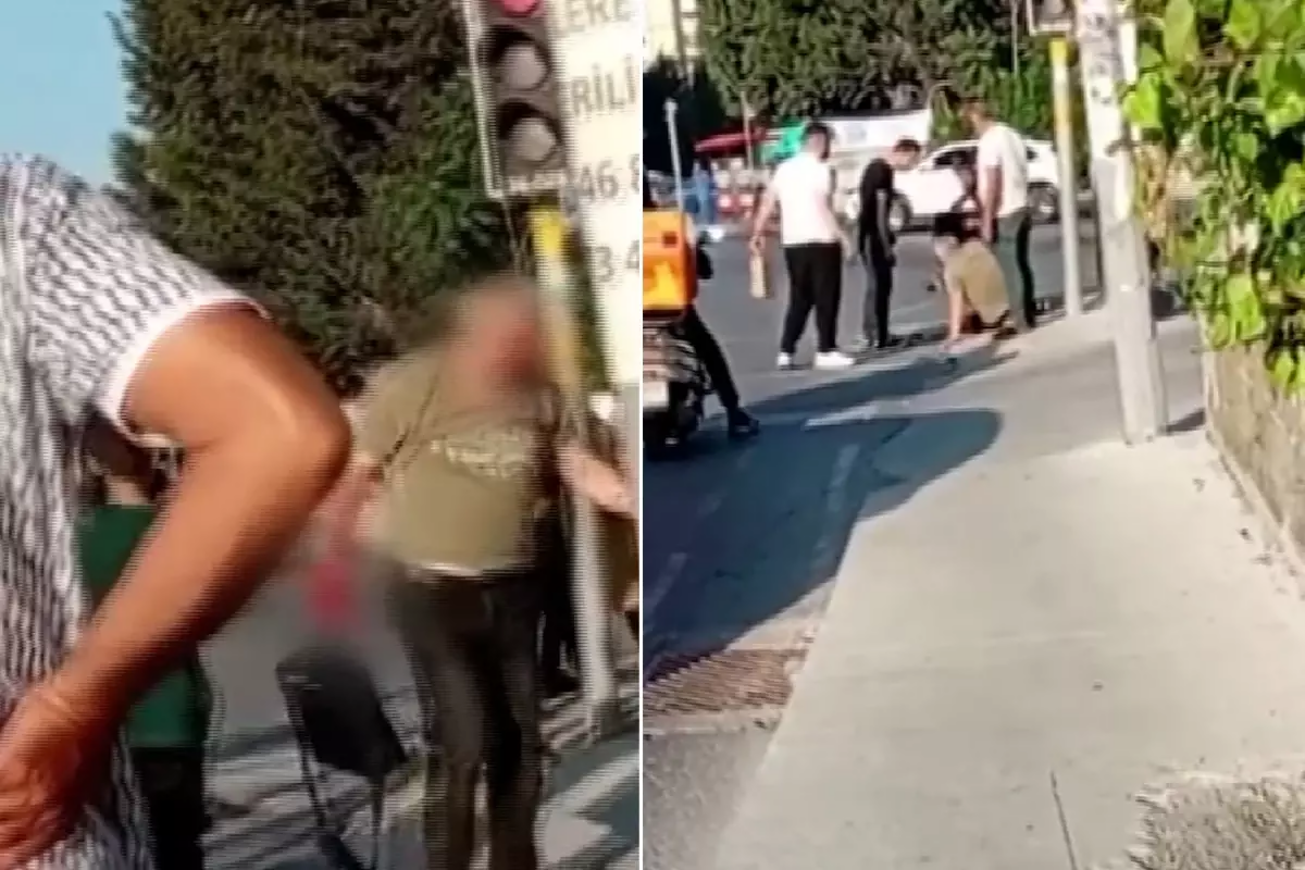 "Kimin həyat yoldaşını izləyirsən?!"  Ər küçənin ortasında intiqam aldı