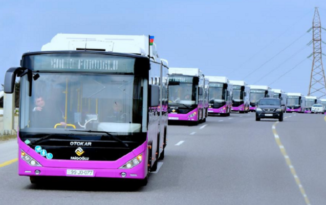 Artım yalnız elektrik və CNG avtobuslara aiddir