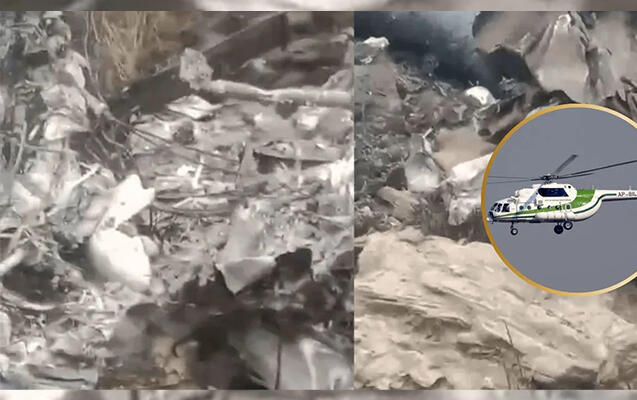 Pakistanda helikopter qəzası  Ölənlər var