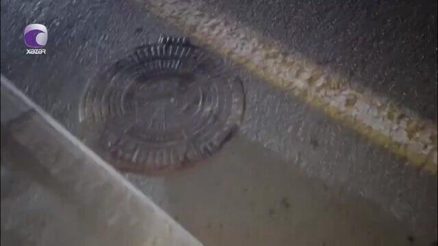 Bakıda bu yolda sürücülər kanalizasiya quyusuna düşürlər 