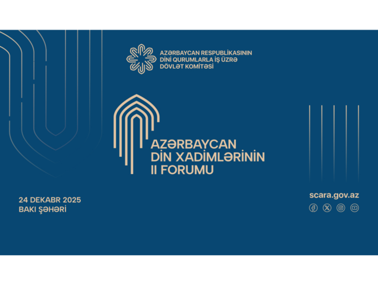 Bakıda Din Xadimlərinin II Forumu ke&ccedil;irilir