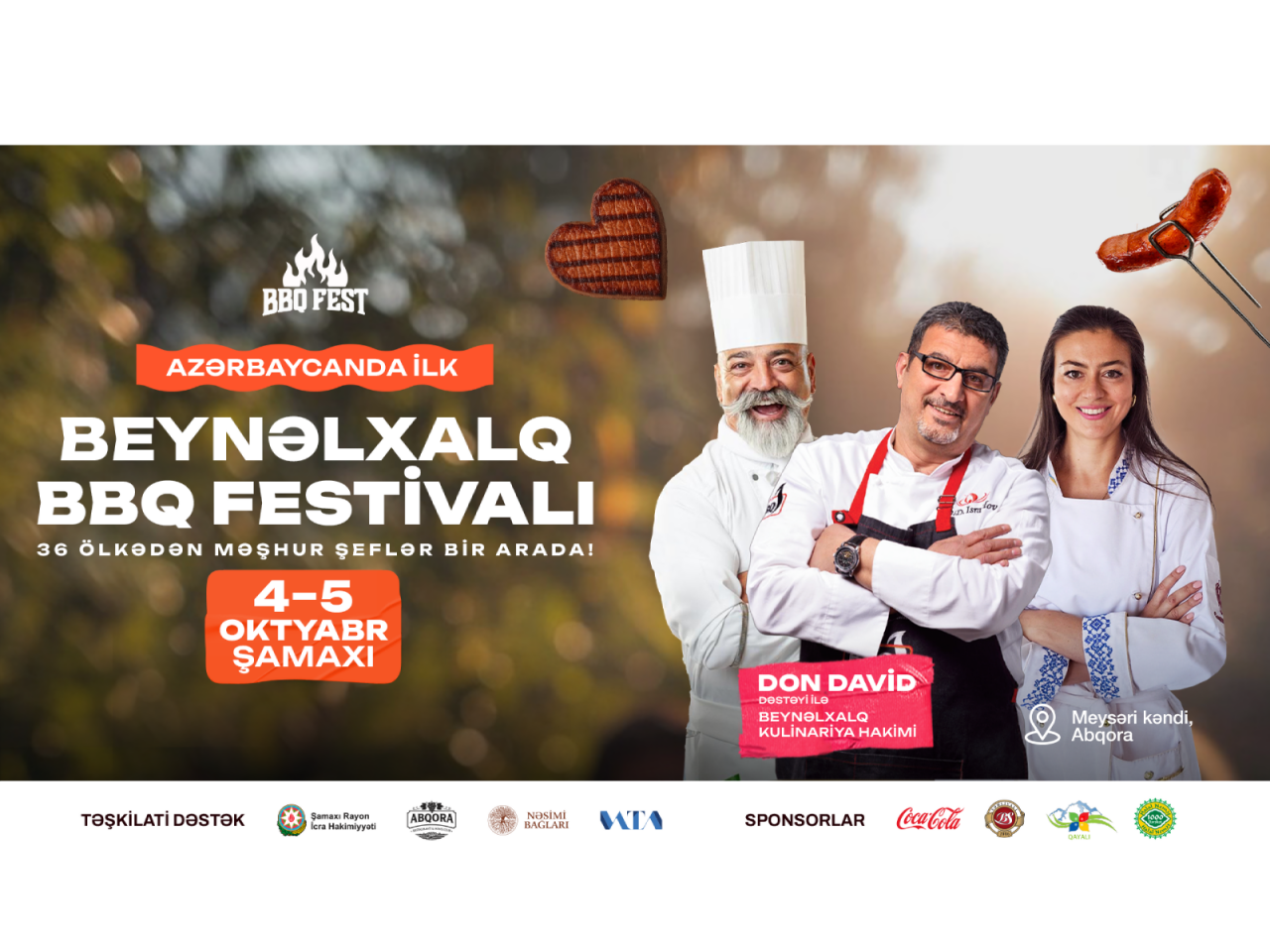 Beynəlxalq Barbekü Festivalı ilk dəfə Şamaxıda